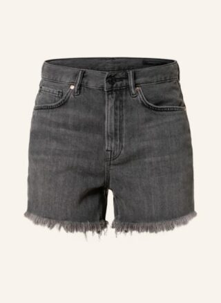 ALL SAINTS Yanni Jeans-Shorts Damen, Schwarz