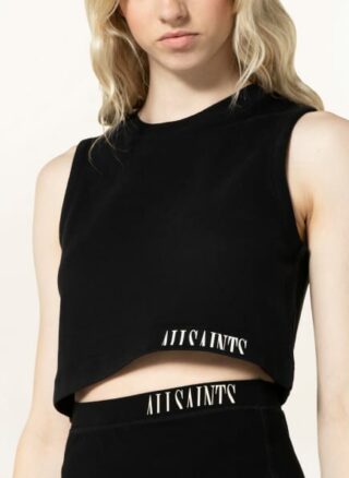 ALL SAINTS lilane Top Damen, Schwarz