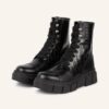 ALOHAS Can Can Schnürboots Damen, Schwarz