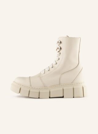 ALOHAS Can Schnürstiefeletten Damen, Beige