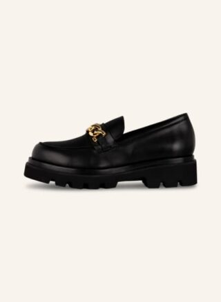 ALOHAS Track Loafer Damen, Schwarz