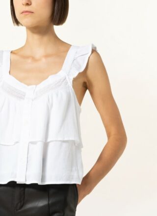 AMERICAN EAGLE Blusentop Damen, Weiß
