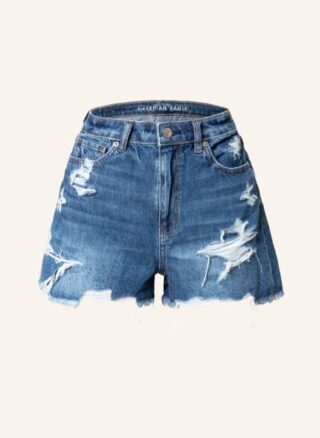 AMERICAN EAGLE Jeans-Shorts Damen, Blau