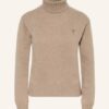 AMI De Coeur Rollkragenpullover Damen, Beige