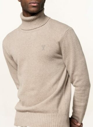 AMI De Coeur Rollkragenpullover Herren, Beige