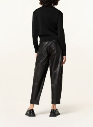 AMI De Coeur aus Merinowolle Pullover Damen, Schwarz