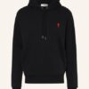 AMI Hoodie Herren, Schwarz