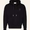 AMI Hoodie Herren, Schwarz