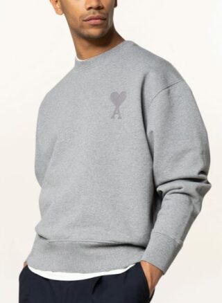 AMI Sweatshirt Herren, Grau