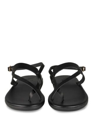 ANCIENT GREEK SANDALS Melpo Riemchensandalen Damen, Schwarz