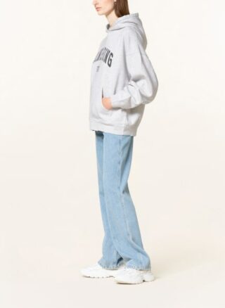 ANINE BING Harvey Oversized-Hoodie Damen, Grau