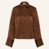 ANINE BING Mackenzie Hemdbluse Damen, Braun