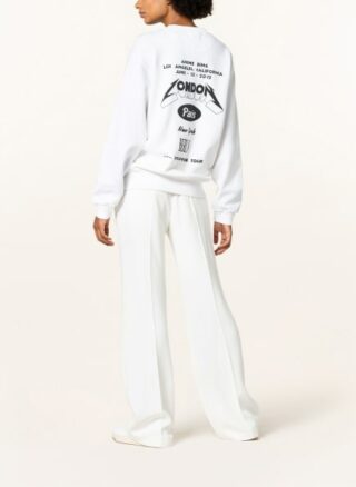 ANINE BING Ramona Oversized-Sweatshirt Damen, Weiß