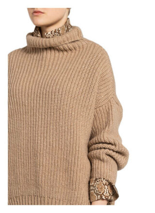 ANINE BING Sydney Rollkragenpullover Damen, Braun