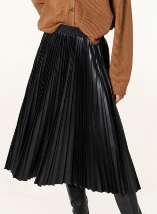ANTONELLI firenze Plisseerock Damen, Schwarz