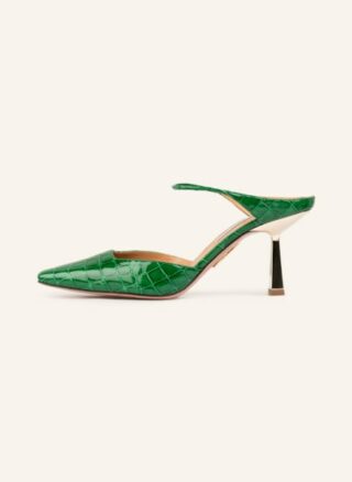 AQUAZZURA Iconic Slingpumps Damen, Grün