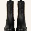 AQUAZZURA Mason Biker Boots Damen, Schwarz