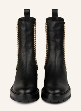 AQUAZZURA Mason Biker Boots Damen, Schwarz
