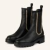 AQUAZZURA Mason Biker Boots Damen, Schwarz