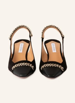 AQUAZZURA Nikki Slingpumps Damen, Schwarz