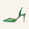 AQUAZZURA So Nude Slingpumps Damen, Grün