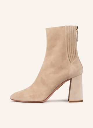 AQUAZZURA Tres St Honore Stiefeletten Damen, Beige