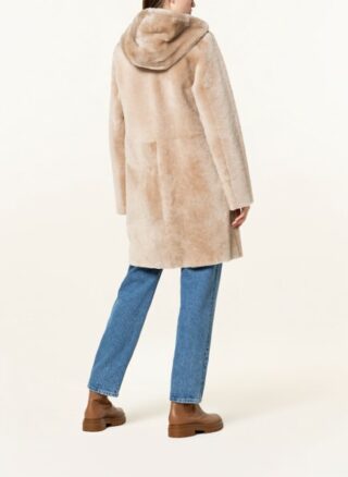 ARMA Sama Lammfellmantel Damen, Beige