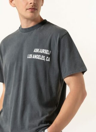 ASKYURSELF Team T-Shirt Herren, Schwarz