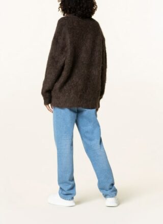 Acne Studios Oversized-Pullover Damen, Braun