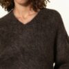 Acne Studios Oversized-Pullover Damen, Braun