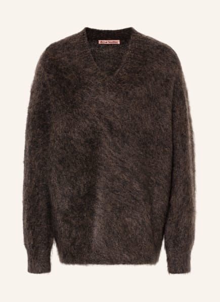 Acne Studios Oversized-Pullover Damen, Braun Acne Studios Oversized-Pullover Damen, Braun