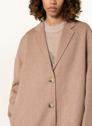 Acne Studios Wollmantel Damen, Braun