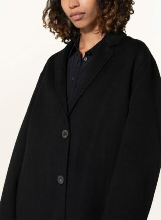 Acne Studios Wollmantel Damen, Schwarz