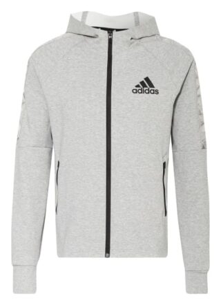 Adidas Aeroready Designed To Move Hoodie Herren, Grau