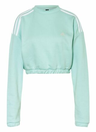 Adidas Crop Crew Sweatshirt Damen, Grün