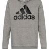 Adidas Essentials Fleece Hoodie Herren, Grau