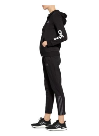 Adidas Essentials Linear Strickjacke Damen, Schwarz