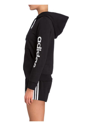 Adidas Essentials Linear Strickjacke Damen, Schwarz