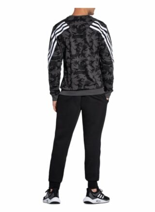 Adidas M Fi Camo Crew Sweatshirt Herren, Grau