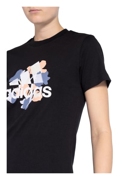 Adidas T-Shirts Damen, Schwarz Adidas T-Shirts Damen, Schwarz