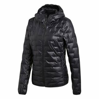 Adidas W Light Down Ho Daunenjacke Damen, Schwarz