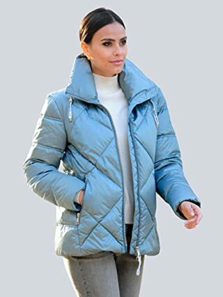 Alba Moda Steppjacke Damen, Blau