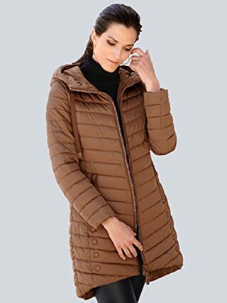 Alba Moda Steppmantel Damen, Braun