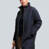 Alba Moda Steppmantel Damen, Schwarz
