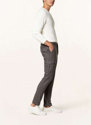 Alberto Wind Cargohose Herren, Braun