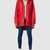 Alife & Kickin Audrey Regenjacke Damen, Rot