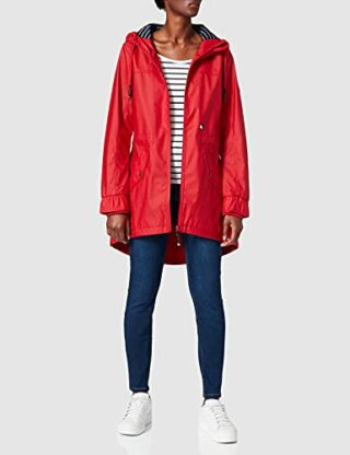 Alife & Kickin Audrey Regenjacke Damen, Rot