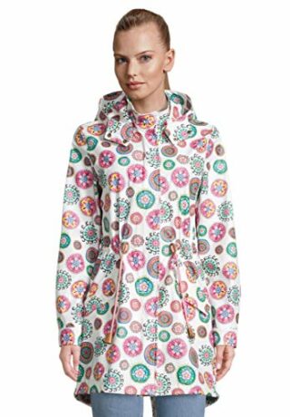 Amber & June Regenjacke Damen, Pink