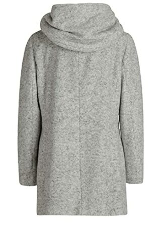 Amber & June Wollmantel Damen, Grau