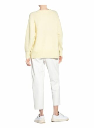 American vintage Dam Strickjacke Damen, Weiß